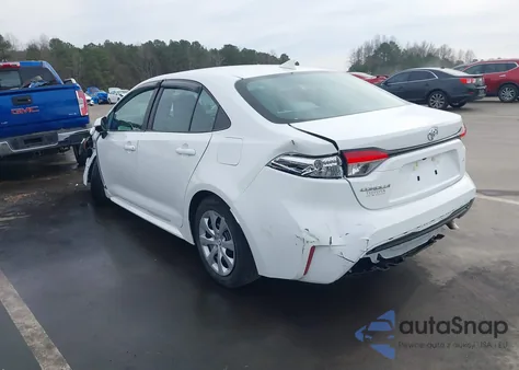 2020 Toyota Corolla Le z USA, uszkodzony, nr VIN 5YFEPRAE7LP113275